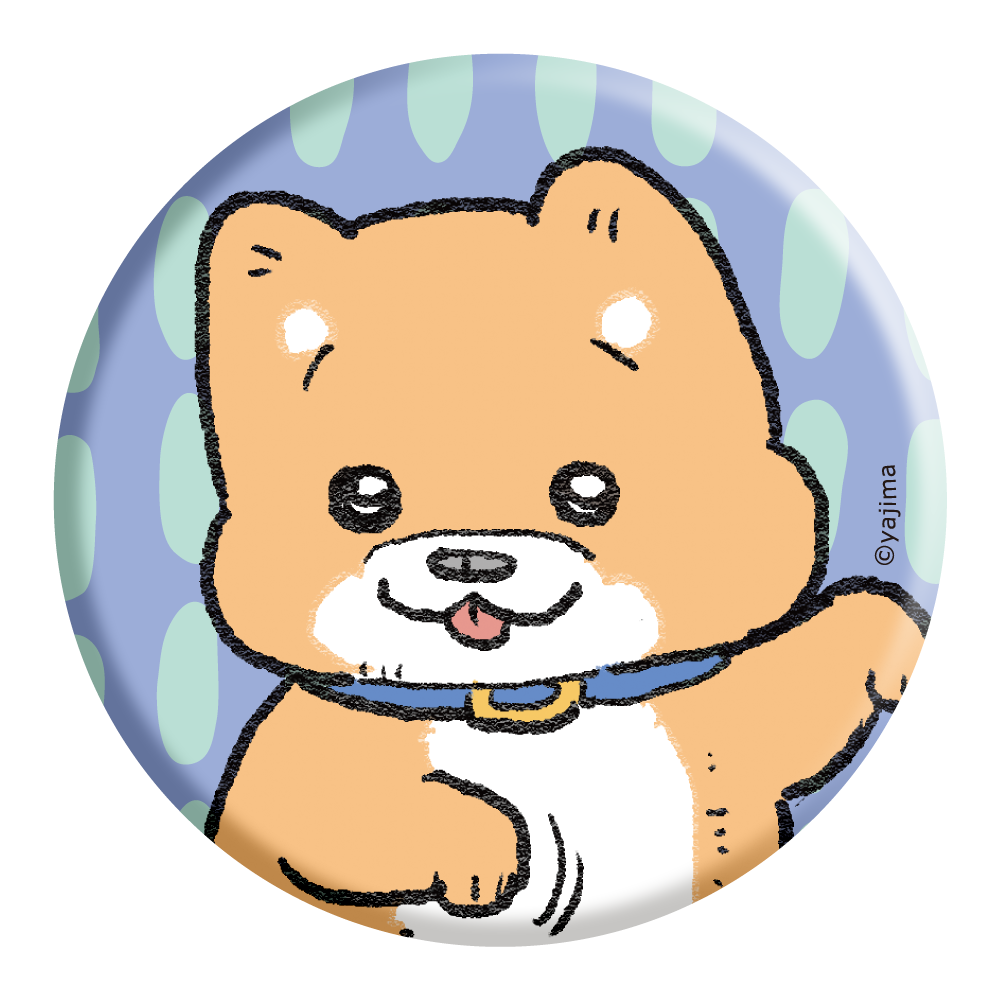 『ねこに転生したおじさん』ぷるにゃにゃっぷ（渋谷ショップ）のグッズ、缶バッジです。