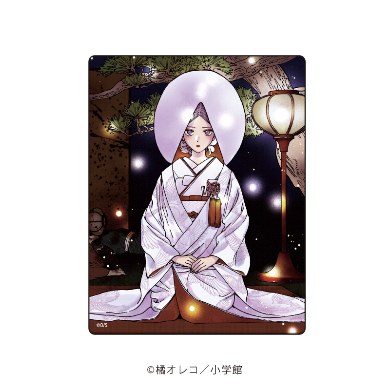 『ホタルの嫁入り』IP書店オープン記念フェアのグッズ、アクリルカード（ブラインド）です。