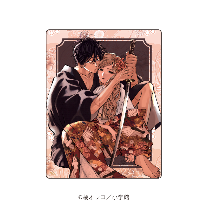『ホタルの嫁入り』IP書店オープン記念フェアのグッズ、アクリルカード（ブラインド）です。