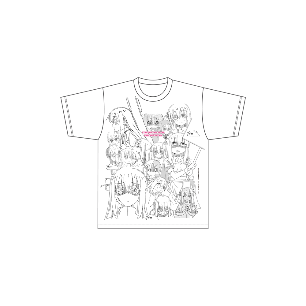 『CloverWorks』の特設コーナー『CloverWorks Shop in SHIBUYA TSUTAYA』のグッズ、『ぼっち・ざ・ろっく！』後藤ひとり原画Tシャツです。