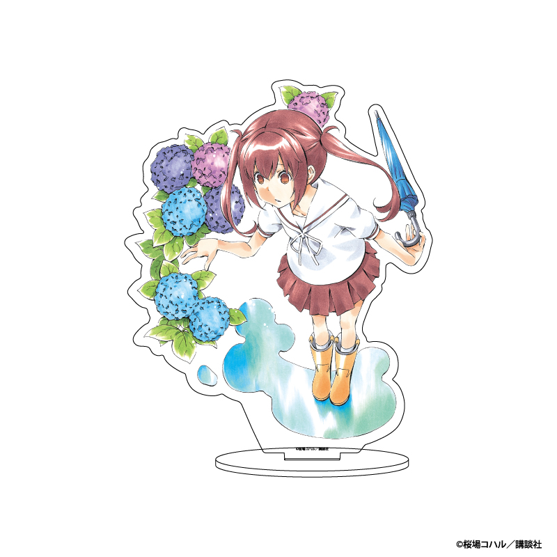 『みなみけ』20周年記念TSUTAYA POP UP SHOP のグッズ、アクリルスタンドです。