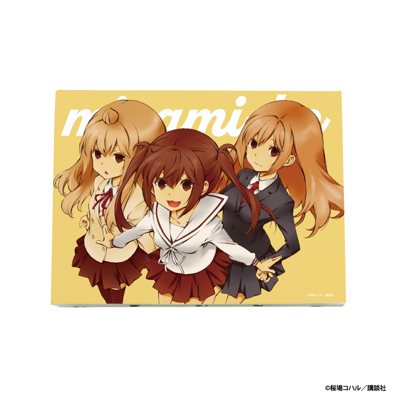 『みなみけ』20周年記念TSUTAYA POP UP SHOP のグッズ、キャンバスボードです。