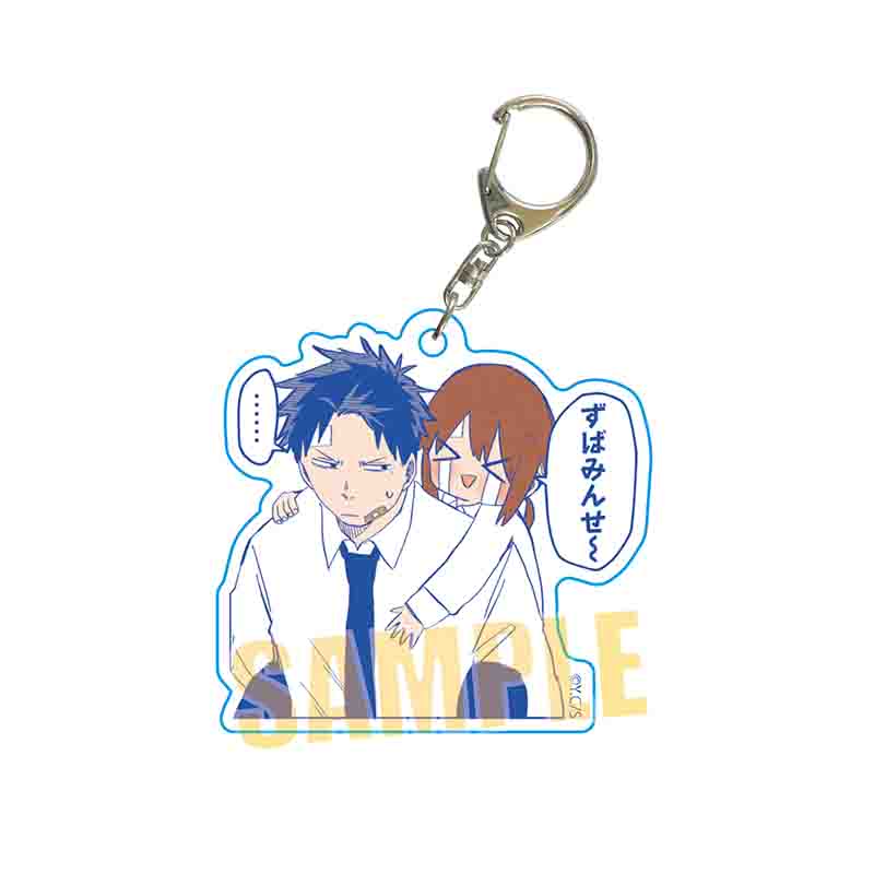 『幼稚園WARS』TSUTAYA POP UP SHOPのグッズ、アクリルキーホルダーです。