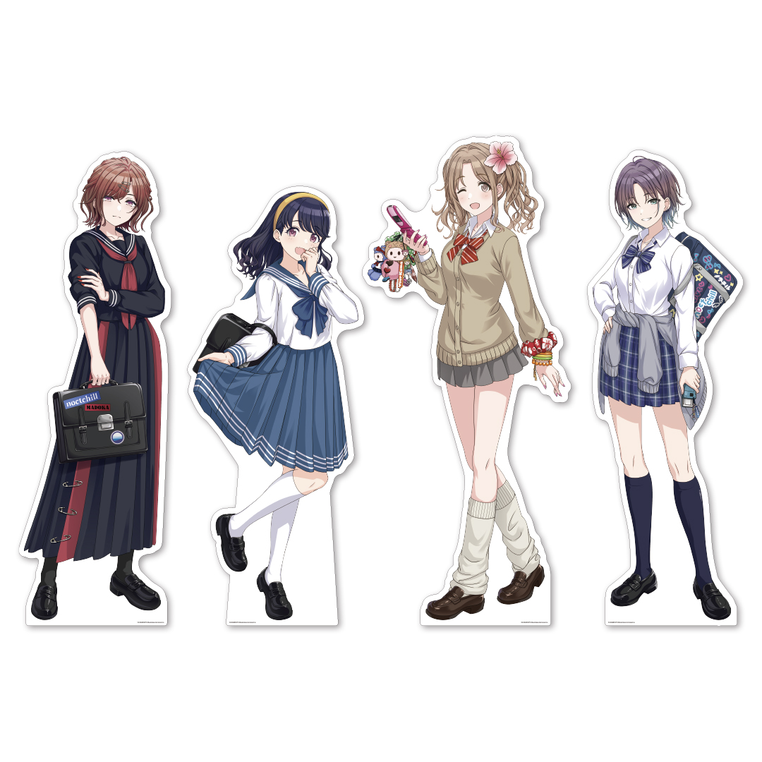 「ジェイケー最前線」のグッズ、描き下ろしキャラクターパネルです。
