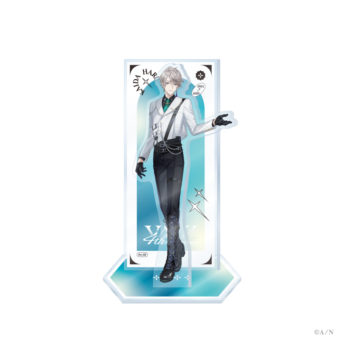 『VΔLZ 4th Anniversary』特設コーナーのグッズ、アクリルスタンドです。