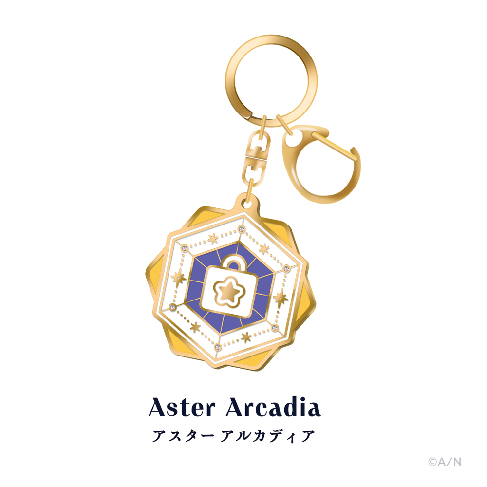 『NIJISANJI EN 3rd Anniversary』のグッズ、メタルキーホルダーです。