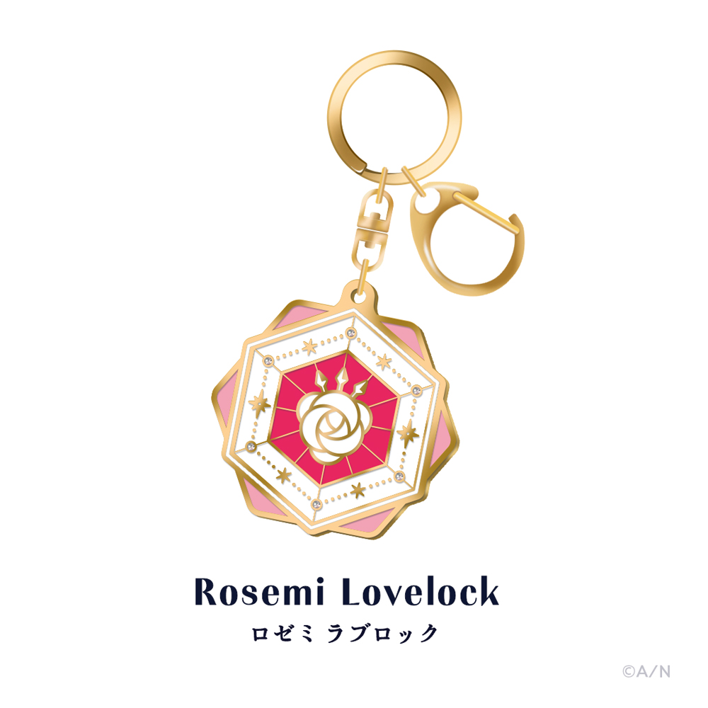 『NIJISANJI EN 3rd Anniversary』のグッズ、メタルキーホルダーです。