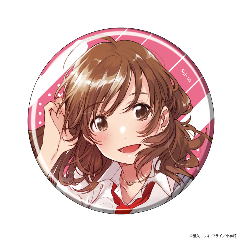 『弱キャラ友崎くん』TSUTAYA POP UP SHOPのグッズ、缶バッジです。