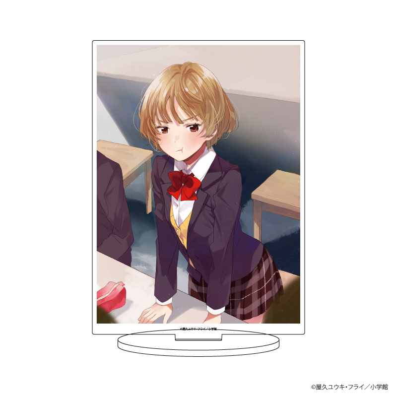『弱キャラ友崎くん』TSUTAYA POP UP SHOPのグッズ、アクリルスタンドです。