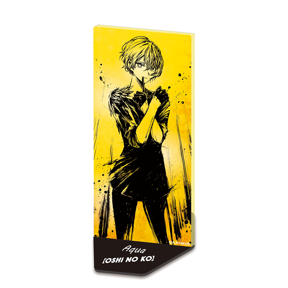 『週刊ヤングジャンプ45周年記念　ヤングジャンプ×墨絵SHOP』第2弾展開『【推しの子】』のグッズ、墨絵立体屏風アクリルスタンドです。