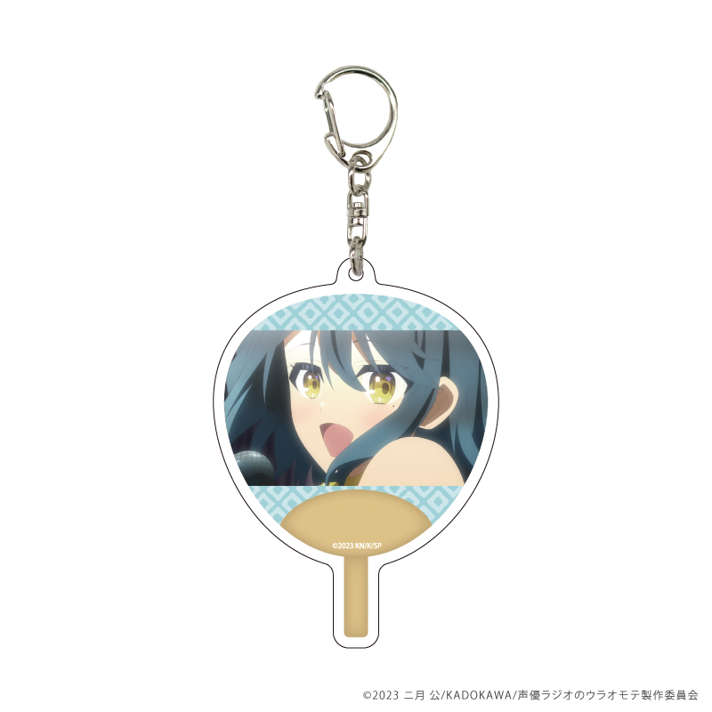 『声優ラジオのウラオモテ』TSUTAYA POP UP SHOPのグッズ、トレーディングアクリルキーホルダーです。