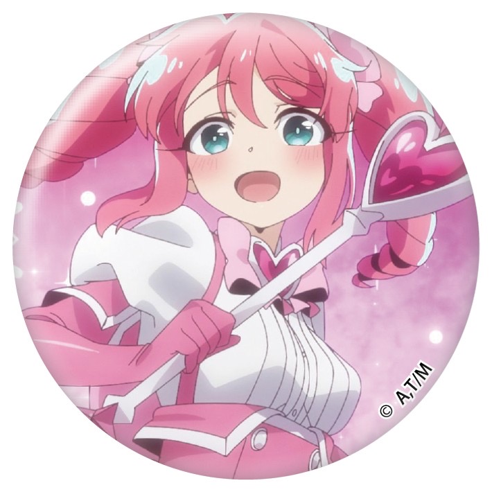 『魔法少女にあこがれて』巡回POP UP SHOPのグッズ、缶バッジ（ブラインド）です。