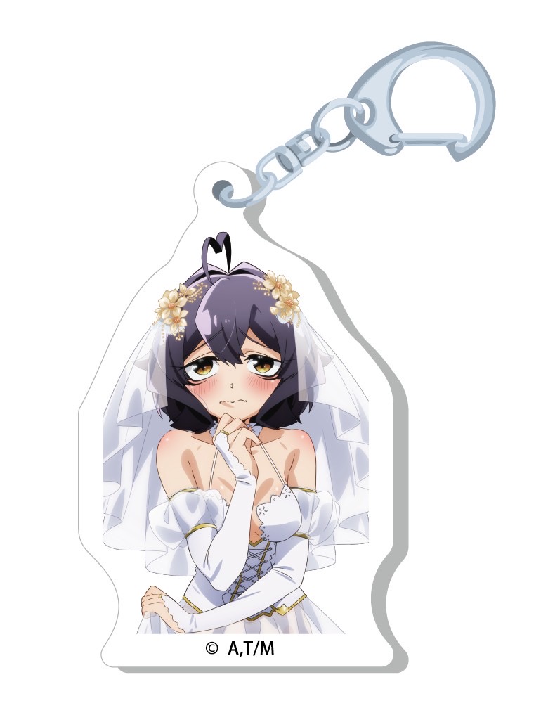 『魔法少女にあこがれて』巡回POP UP SHOPのグッズ、アクリルキーホルダー（ブラインド）です。