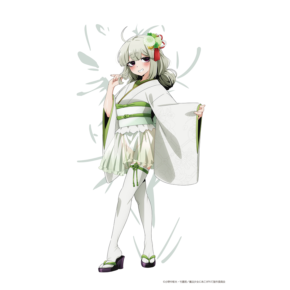 『魔法少女にあこがれて』巡回POP UP SHOPのグッズ、添い寝シーツです。