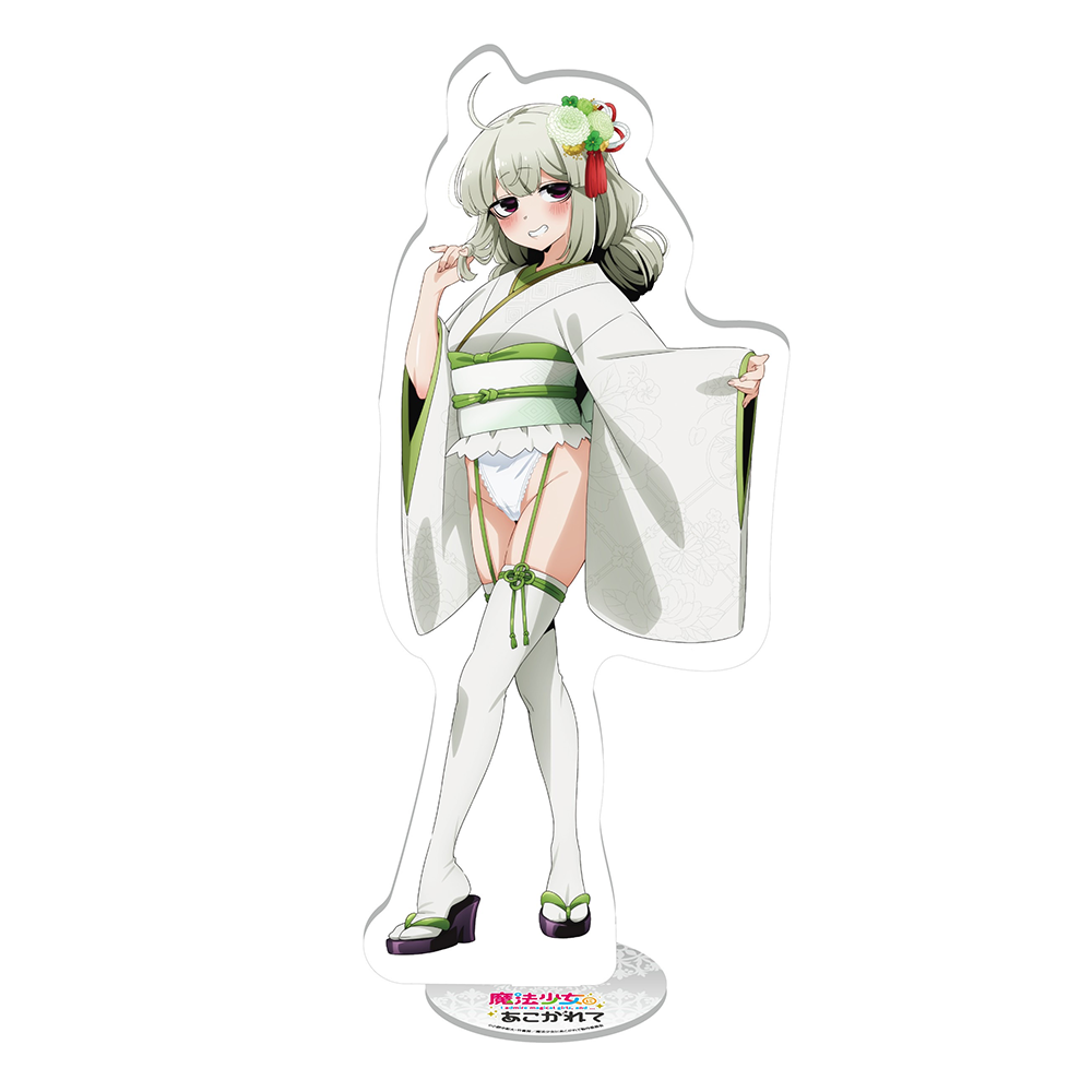 『魔法少女にあこがれて』巡回POP UP SHOP［裏］のグッズ、BIGアクリルスタンド　シースルーです。
