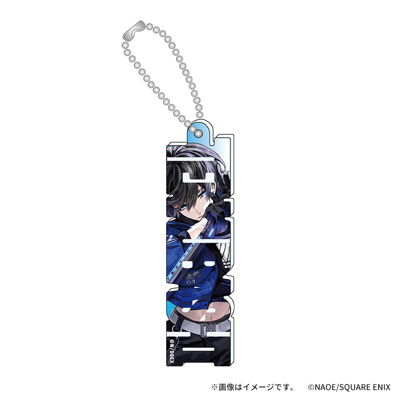 『東京エイリアンズ』のグッズ、ネームアクリルブロックキーホルダーです