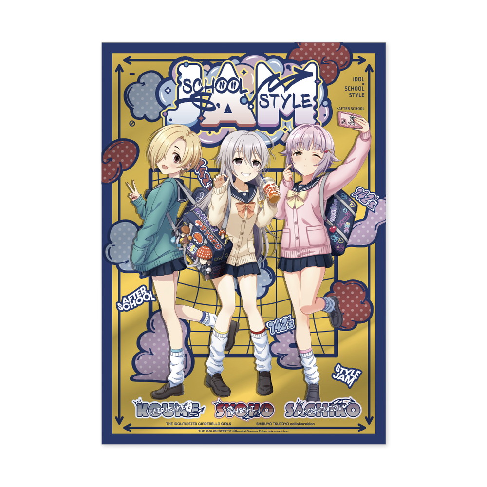 アイドルマスター シンデレラガールズ』POP UP SHOP 「AFTERSCHOOL STYLEJAM」25年1月24日（金）よりTSUTAYA  EBISUBASHI B1F 大阪IP書店にて開催！！ | EVENT | TSUTAYA EBISUBASHI 大阪IP書店